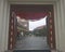 Decorative floral decorated entrance to a marriage hall. Ambari India.