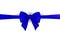 Decorative gift bow and and satin ribbon on white background. Decor for poster, greeting cards, headers, website for Happy women,