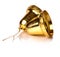 Decorative gold holiday bells