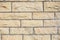 Decorative gravel brick wall