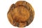 Decorative hand carved natural teak bowl.