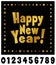 Decorative Happy new year typography