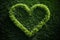 Decorative Heart grass. Generate Ai