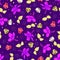 Decorative hibiscus shoeblackplant assorted surface pattern image.