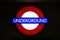 Decorative Illuminated Underground Sign