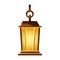Decorative lamp kerosene hanging icon