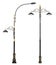 Decorative lamp post set