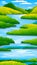 Decorative landscape painting Decorative painting landscape painting materials natural scenery illustration