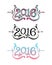 Decorative lettering 2016