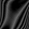 Decorative lined hypnotic contrast background. Optical illusion, creative black and white graphic moire backdrop.