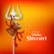 Decorative Maha Shivratri elegant background