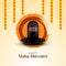 Decorative Maha Shivratri elegant background