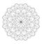 Decorative mandala illustration