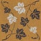 Decorative maple leaf - Interior wallpaper