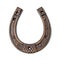 Decorative metal horseshoe