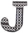 Decorative Metal Letter J