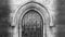 Decorative Old Door Gothic Arch