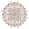 Decorative ornament Mandala Of Shades Of Brown