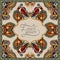 Decorative pattern of ukrainian ethnic carpet