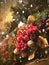 Decorative postcard `Sweet Christmas` creates a warm mood
