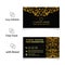 Decorative premium luxury business card