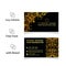 Decorative premium luxury business card