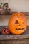 Decorative pumpkins lanterns for Halloween