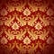 Decorative red renaissance background