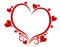 Decorative Red Valentine\'s Day Heart Outline