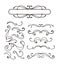 Decorative scroll ornaments