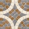 decorative seamless corrugated pattern design for ceramic tiles