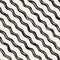 Decorative seamless pattern with doodle lines. Hand painted grungy wavy stripes background. Trendy endless freehand