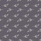 Decorative seamless pattern with grey doodle scandi leaf brnaches shapes. Dark background