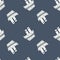 Decorative seamless pattern with light kids steamship elements. Dark navy blue background