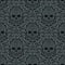 Decorative seamless pattern with ornate skulls and abstract ornamental elements Day of the Dead Wallpaper Pattern background.