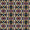 Decorative seamless pattern. Vector background. Blue, olive and terracotta colors.