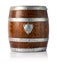 Decorative small oak barrel