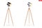 Decorative Spotlight Floor Lamp Tripod