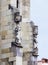 Decorative statue decorating the wall of the Black Church in the Brasov