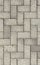 Decorative stone carved paver stones cobblestone street road path driveway pattern overhead vertical background