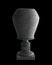 Decorative Stone vase on a podium