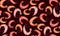 Decorative stylish shrimp seamless pattern.