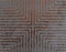 decorative texture, cement effect lines with brown material, brown color