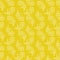 Decorative thin strokes seamless vector yellow pattern.