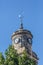 Decorative tower element view at the Palacio da Bolsa building, on Porto