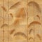 Decorative tropical botanical leaves - Interior wallpaper - wooden texture