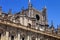 Decorative turrets la Giralda Cathedral in Seville, Spain