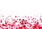 Decorative Valentines Day background with pink hearts