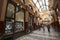 Decorative Victorian shopping mall atrium interior of historic Block Arcade in Melbourne CBD, Australia