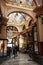 Decorative Victorian shopping mall atrium interior of historic Block Arcade in Melbourne CBD, Australia